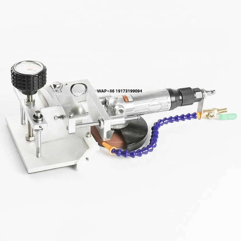 Pneumatic Glass Chamfering Machine New Small Safety Angle Grinder Machine Glass Round Corner Machine