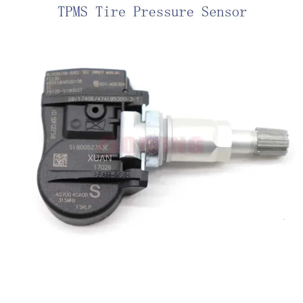سيارة جديدة TPMS مراقبة ضغط الإطارات الاستشعار لنيسان إنفينيتي 315 ميجا هرتز 40700-4GA0A 40700-4GA0B 407004 GA0A