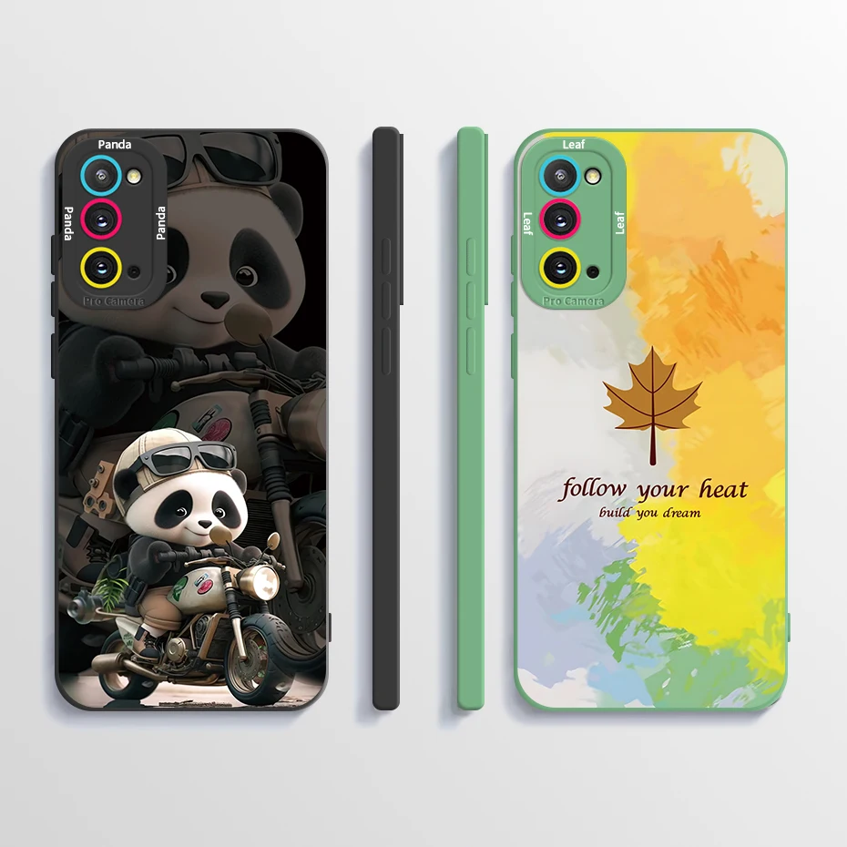 Case For Samsung S20 FE Plus Ultra Flower Soft Liquid Silicone Square Lens Protection Back Cover For Galaxy S 20 Plus S20FE Capa