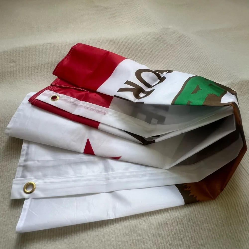 Bandera NCR Fallout – Oso bicéfalo República de California poliéster