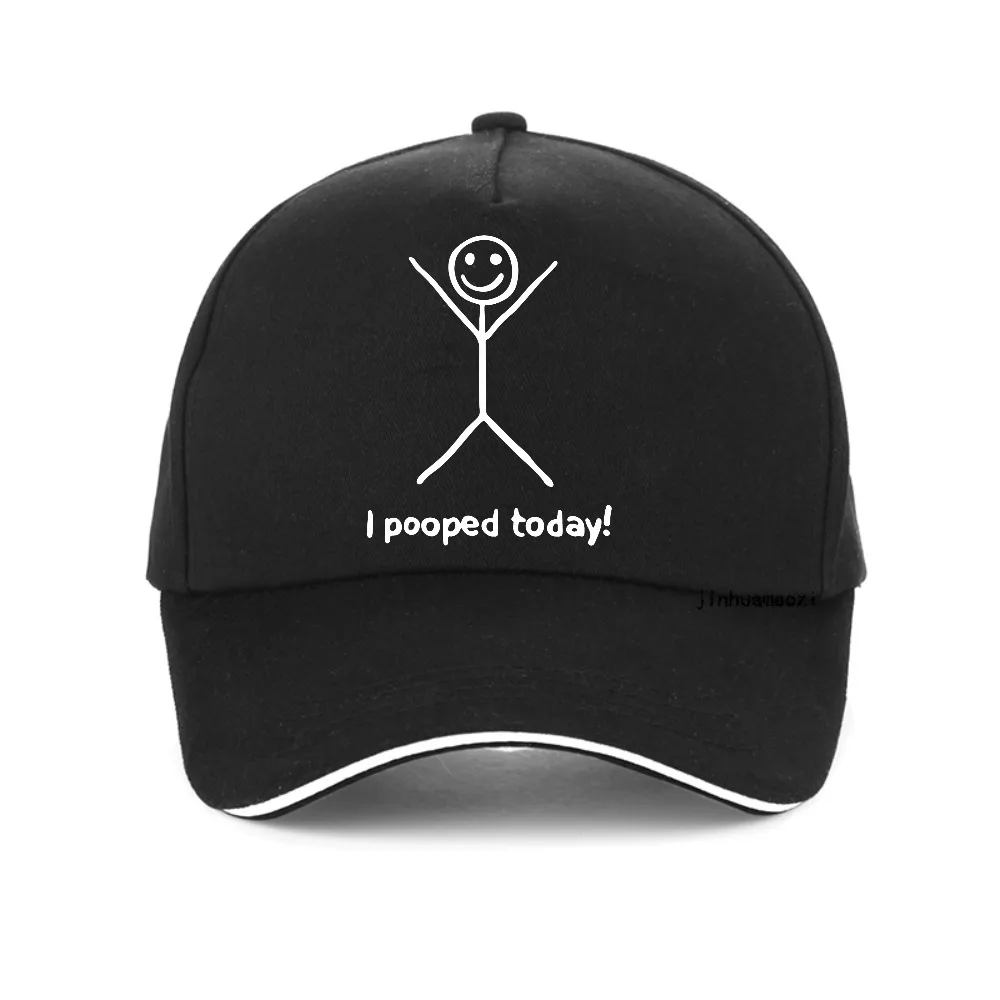 

I Pooped Today Funny Graphic Printed baseball cap Casual Fashion Humor Man caps Hipster Hip Hop Harajuku Women snapback hats