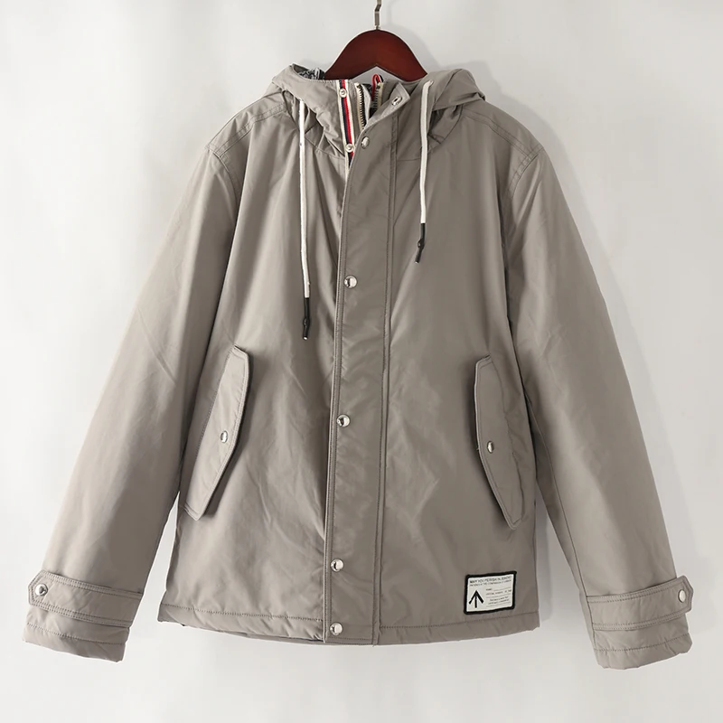 

Men's Casual Hoodie Busin Cotton Jaet Faion Urban Sle Regular Length Slim Fit Top Mont Series Winter Outerwear