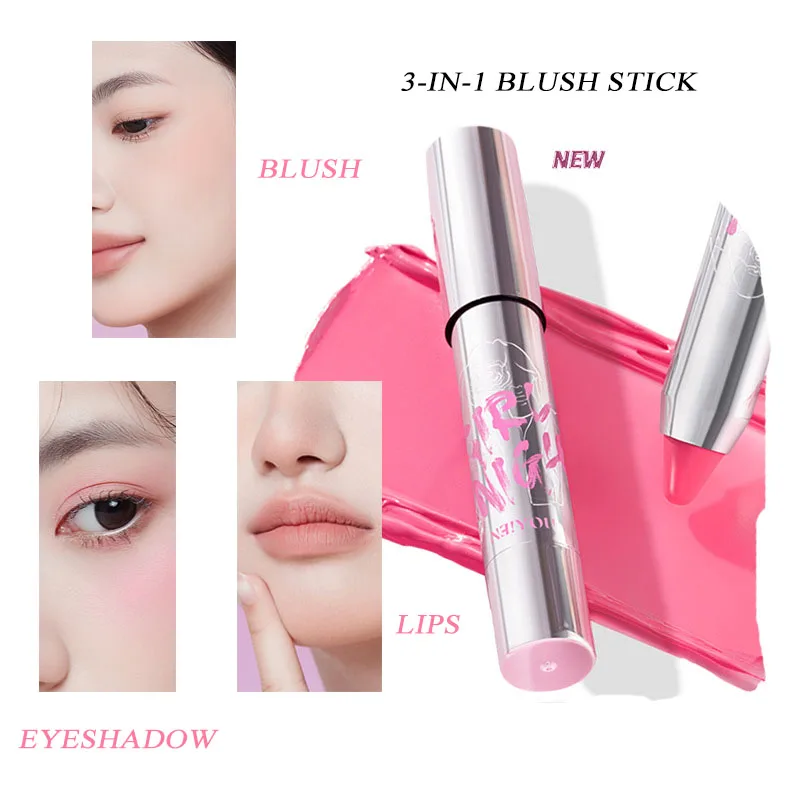 NEIYOU Blush Stick Expansion Color Purple Stick Single Highlighter Shrink Color Affordable Student Female Blush Balm Cosmetics