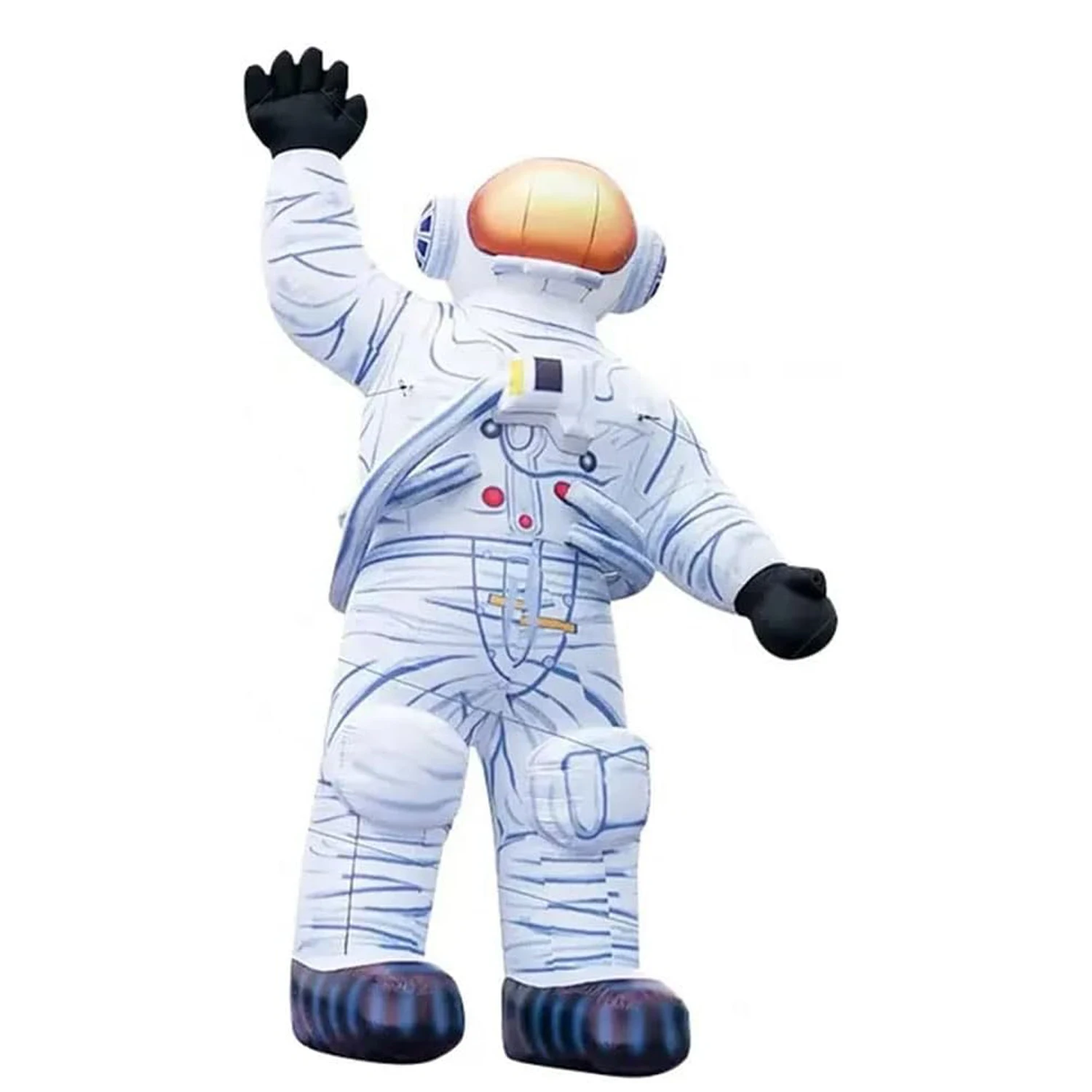 Giant Standing Inflatable Astronaut Spaceman With LED Light Cartoon Spaceman Event Stage Decor Advertising Props