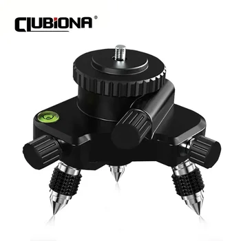 CLUBIONA lines laser level Metal base 360 ​​or 1/4 inch interface 5/8 rotation adjustment bracket for laser measure tool