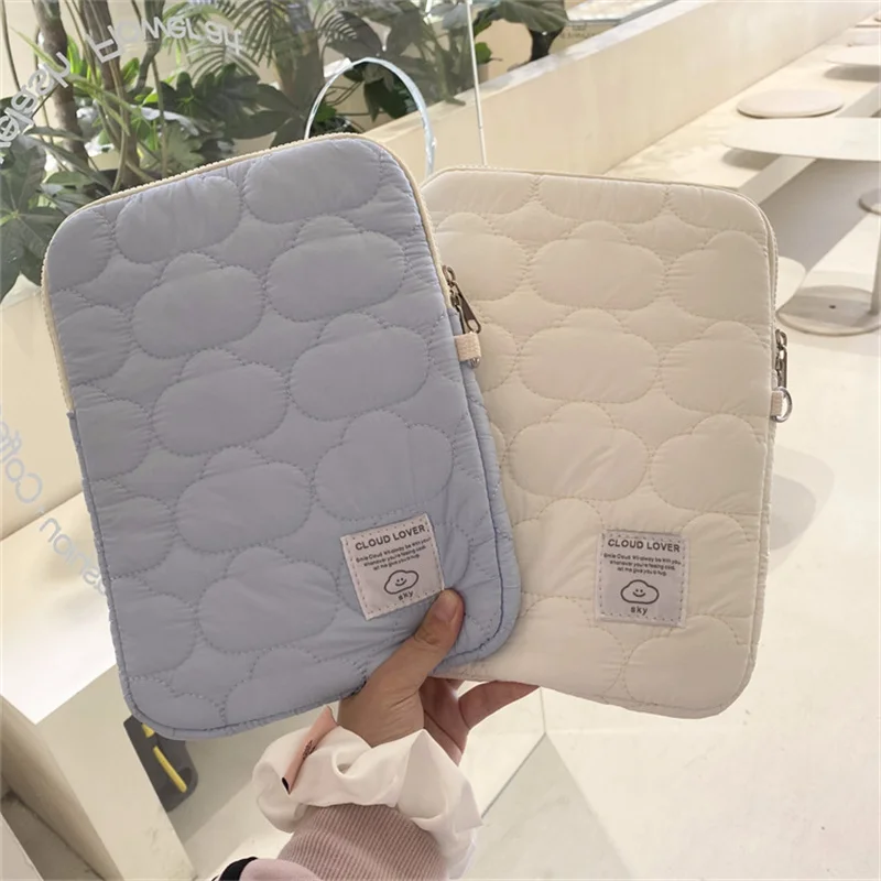 Custodia per Computer Ins Cloud Pattern 11 13.3 14.2 15.6 \'\'borsa per Laptop carina per Mac Book Air Ipad Xiaomi Asus Notebook Cover Bags