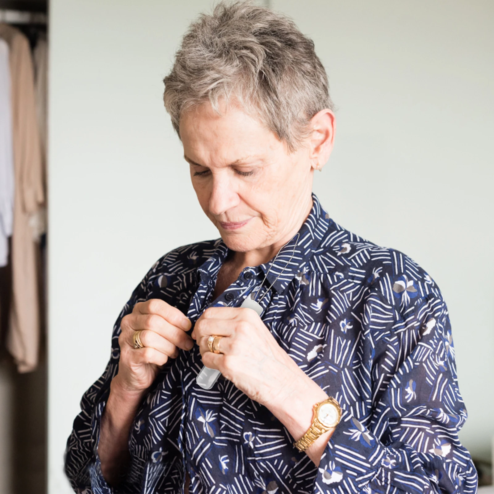 

Elderly Dressing Helpers Zipper Puller Steel Wire Button Assist Device Ring Zipper Puller Non Slip H