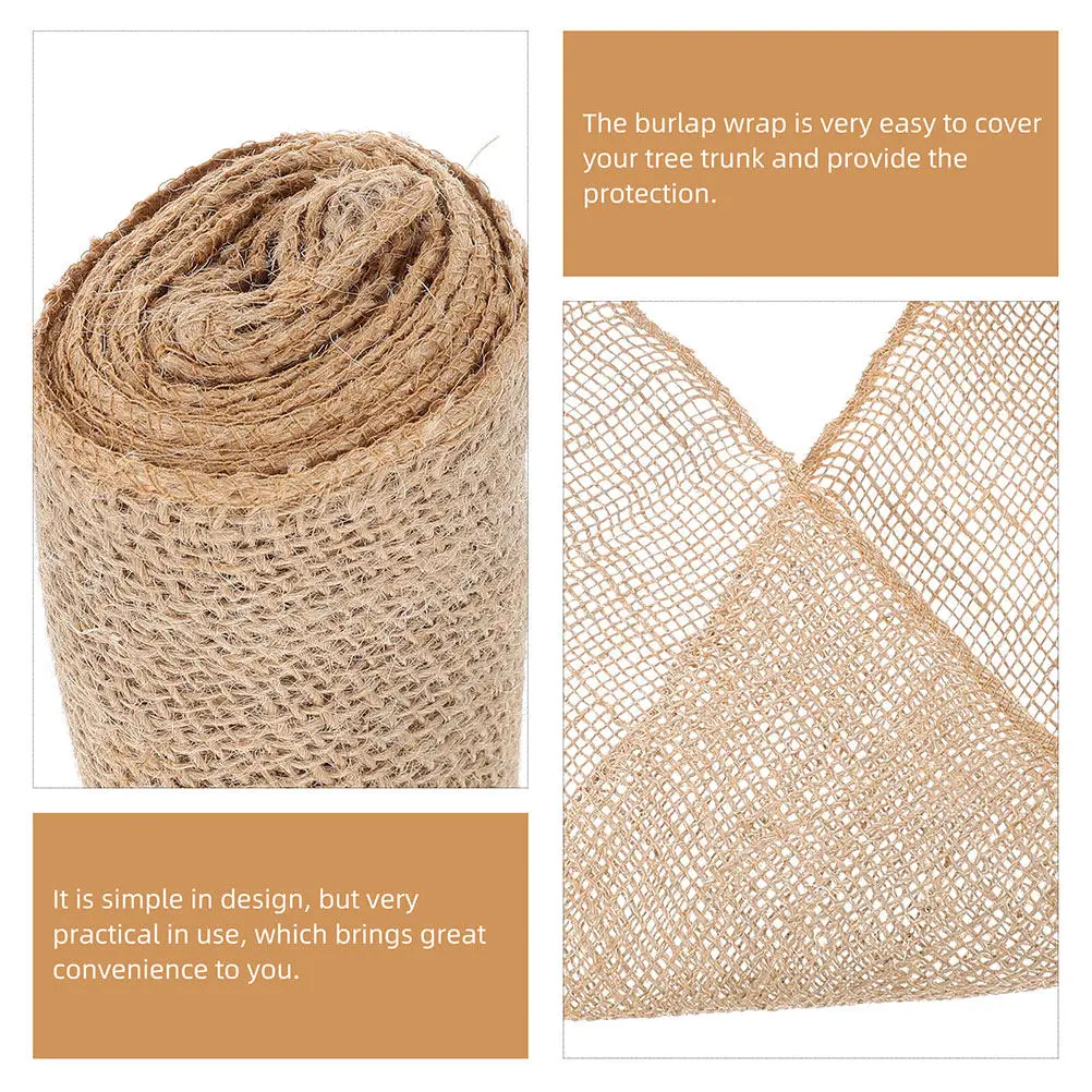 2 Rolls Premium Thick Tree Wrap Protector Bandage for Winter Frost Cold Protection Warm Keeping Moisturizing Sun Blocking Garden