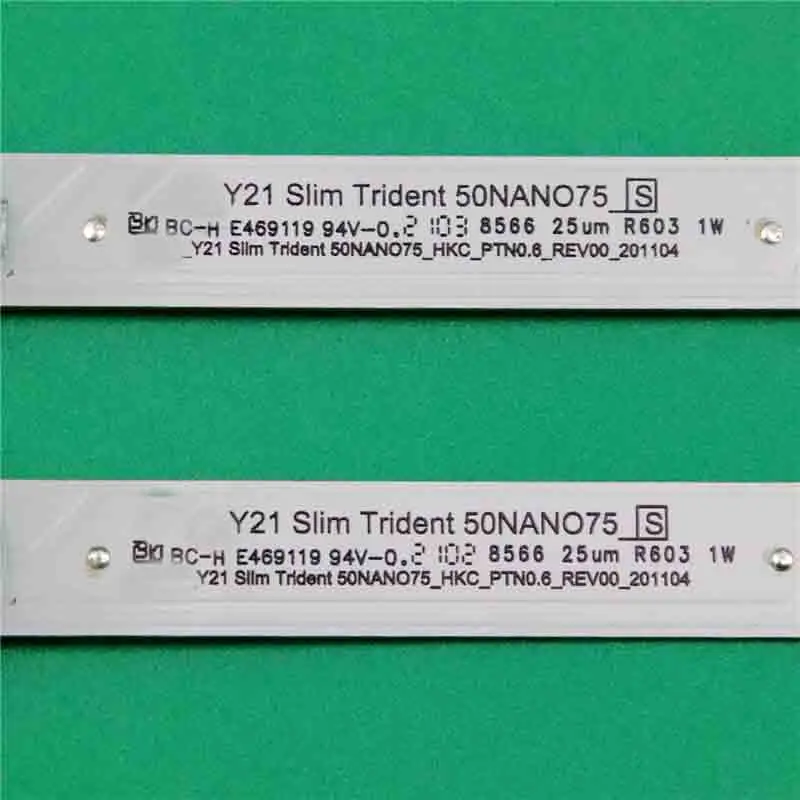LED Backlight Strip For LG 50NANO776PA 50NANO756PA 50NANO75UPA 50UP81006LR Bars Y21 Slim Trident 50NANO75_HKC_PTN0.6_REV00 Tapes