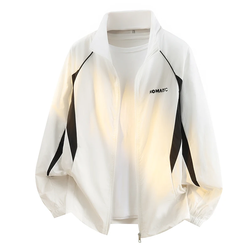 Men's Sun Protection Clothing New Summer Fashion Color Block UV Protection Skin Coat Jacket Daily Commute Outdoor Sports Leisure