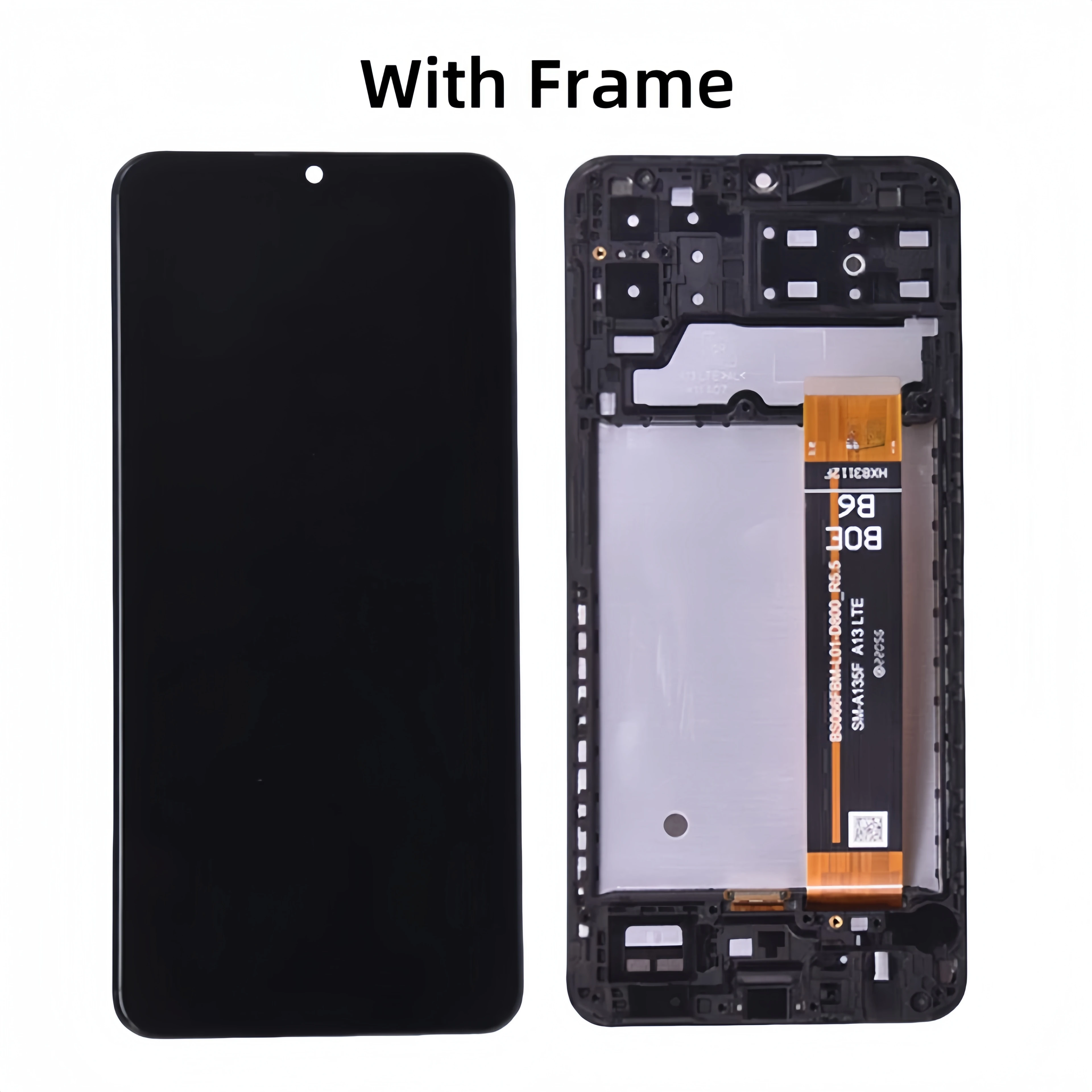 LCD Display Touch Screen Digitizer Assembly Replacement, Fit for Samsung Galaxy A13, A137,SM-A137F, SM-A137F/DSN, SM-A137F/DS