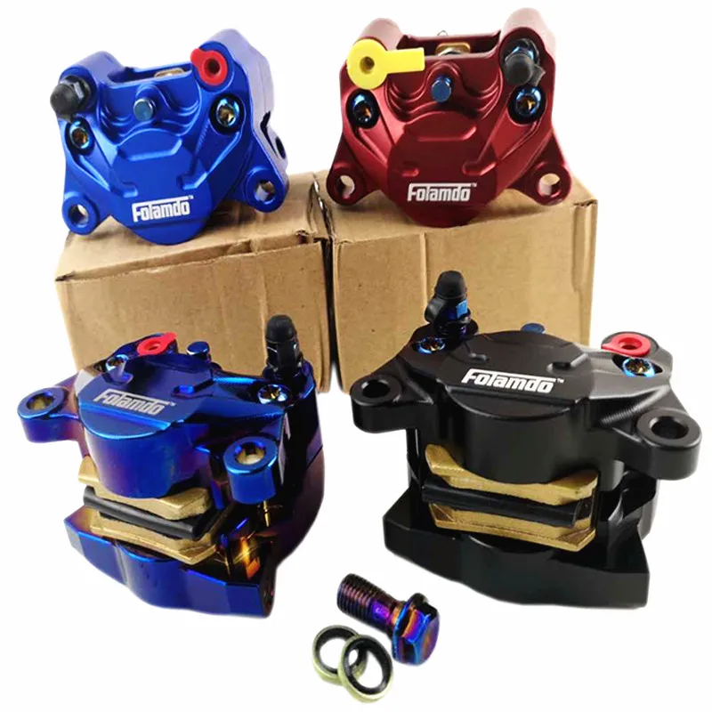 84mm Pitching montaż motocykl zacisk hamulca tarczowego 200mm 220mm przód tył 2 tłok RPM dla skuter Rsz Jog Dirt pitbike GROM