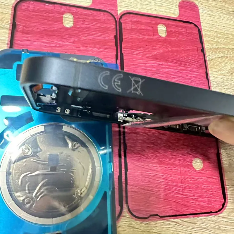 NewEuropean Version Housing for iPhone 14 Plus Frame with Back Glass and Rear Camera Lens Parts Replacement