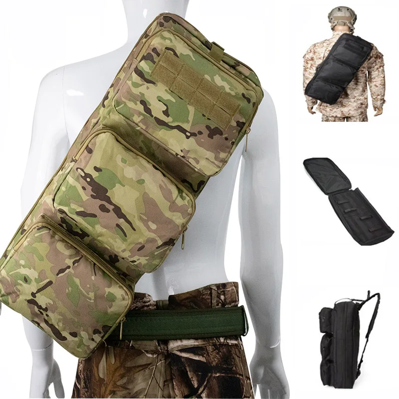 

Military Tactical Carry Case Nylon Bag Shooting Hunting Airsoft Rifle Gun Backpack Hunting Molle Pouch Accessories Training Pack