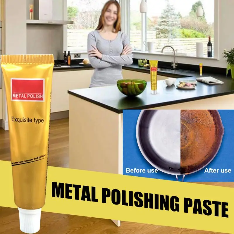 Metall politur Creme Rostent ferner Multifunktions-Polier paste zur Entfernung von Rost flecken auf Silber Kupfer Messing Chrom Porzellan