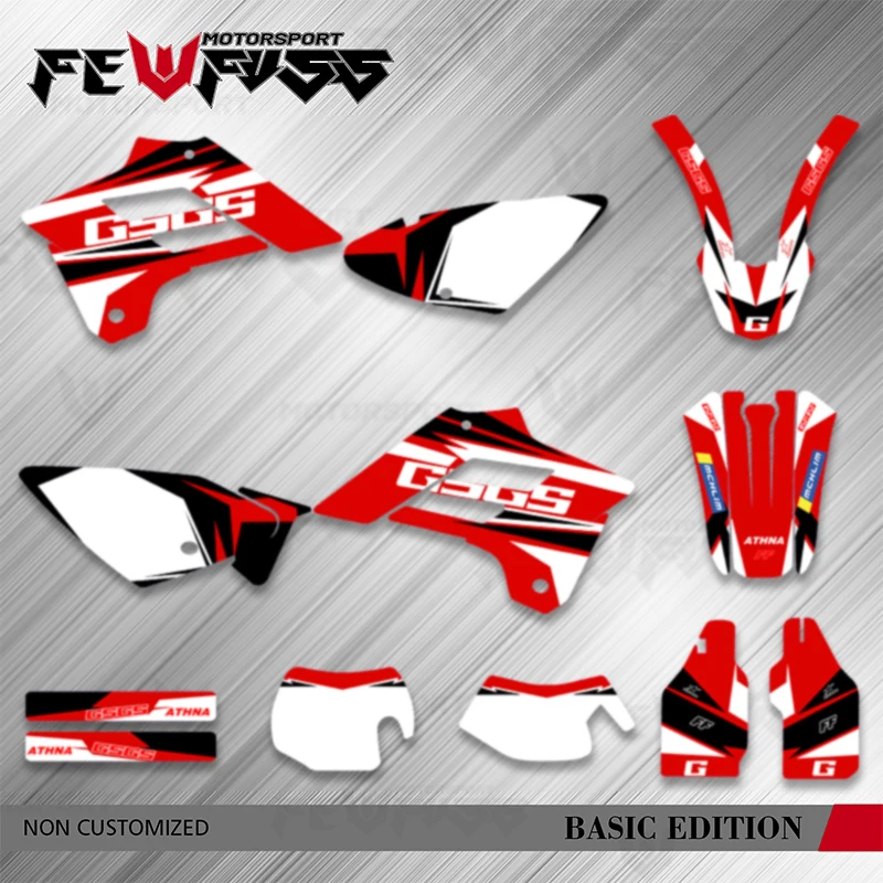 

Fewfuss мотоциклетная графика фоновая наклейка наборы наклеек номер имя на заказ для GASGAS EC 2002 2003 2004 2005 2006