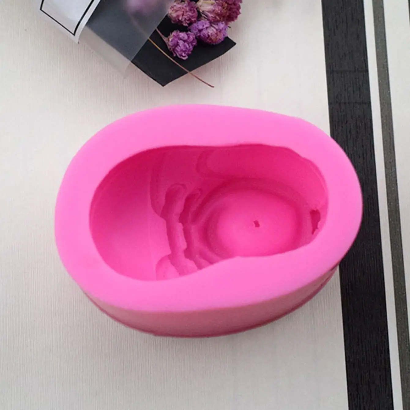 1pc stampo in Silicone fai da te riutilizzabile, stampo in Silicone lavabile a forma di scarpe Creative per gli amanti del fai da te