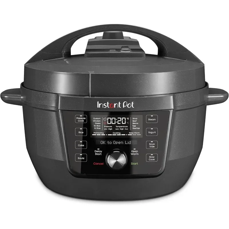 Instant Large Cooking Surface, Silent Steam Release, Electric Multi-cooker, Pressure Slow Cooker, Rice Cooker