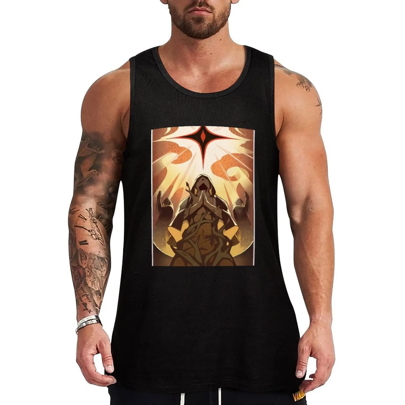 Multiplication ? Honkai Star Rail Light Cone Tank Top Undershirt Tank Top Cotton Basic Sleeveless Shirt