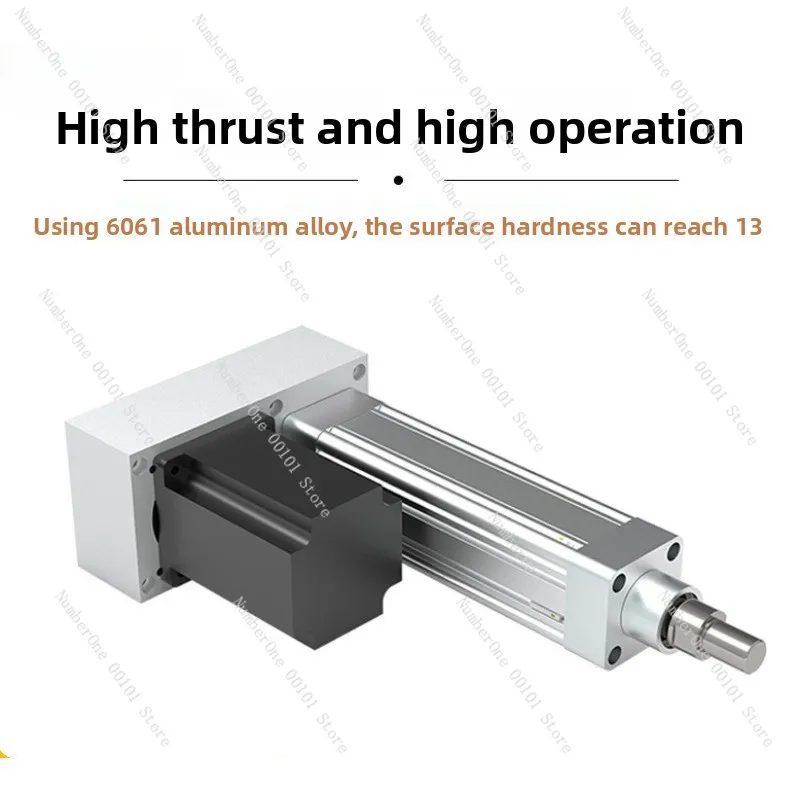 EDA75 Servo Electric Cylinder Heavy Duty DC Linear Actuator Aluminum Telescopic Rod For Lifting Platform