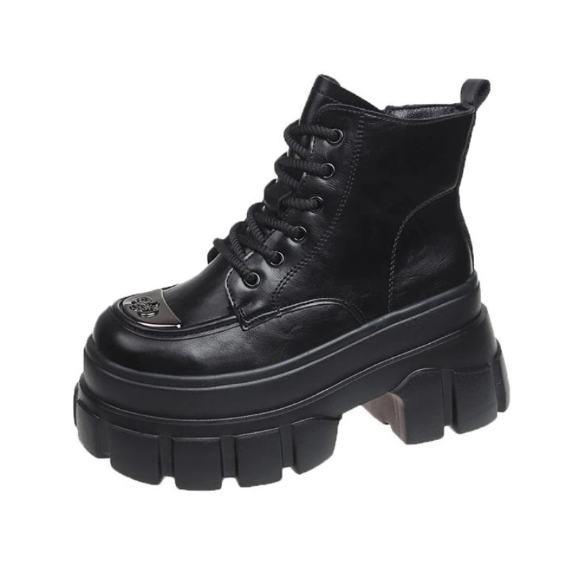 

Новые женские ботинки 8 см. Осенние женские ботильоны на платформе. Ботильоны на танкетке и высоком каблуке. Новый модный дизайн. Красные женские туфли для косплея.