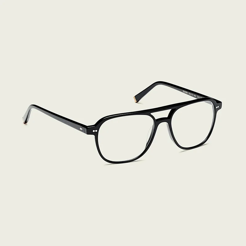 Johnny Depp BJORN Eyeglasses Frames for Men High Quality Acetate Clear Glasses Women Luxury Brand Vintage Glasses Frame