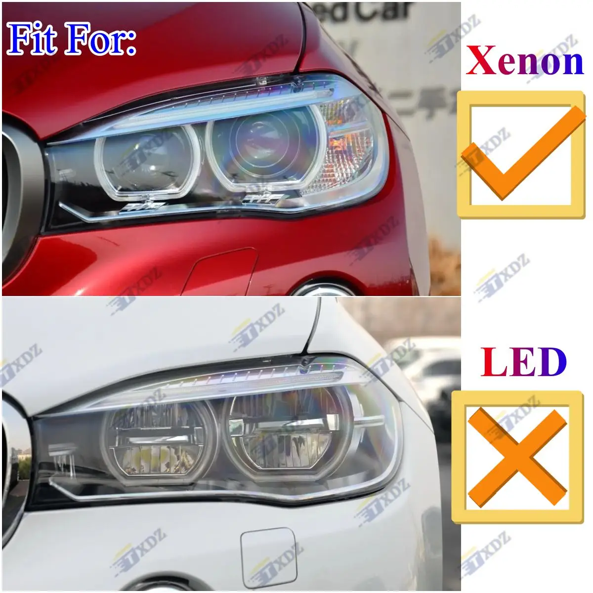 Xenon Headlight Yellow Angel Eyes DRL Board For BMW X3 F25 X5 E70 LCI F15 F16 M F85 F86 Insert Diode Module Blue Red 63117263051