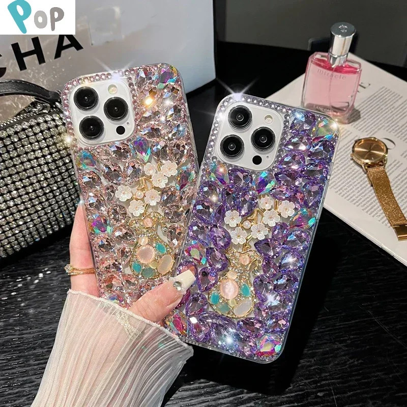 

Jewelry Dustproof Mobile Phone Case Cover for Samsung Galaxy S24 S20 Plus S21 FE S22 23Ultra Note20 10