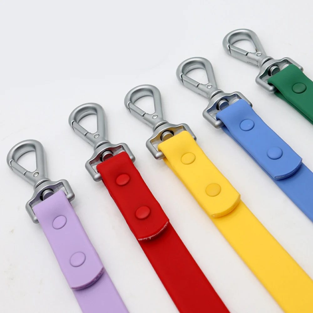 2m Candy Color PVC Waterproof Dog Leash Traction Lead Rope Outdoor Medium Pet Leashes