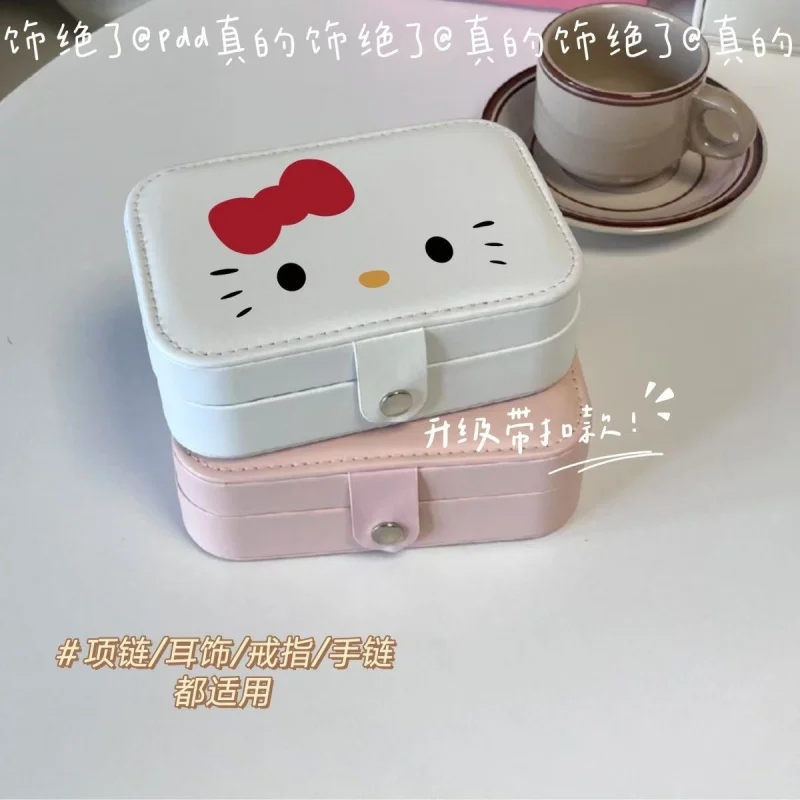 High-end Jewelry Box with Beautiful Design, Exquisite Earrings, Delicate Necklaces and Rings, Large-capacity Accessory Storage view 2