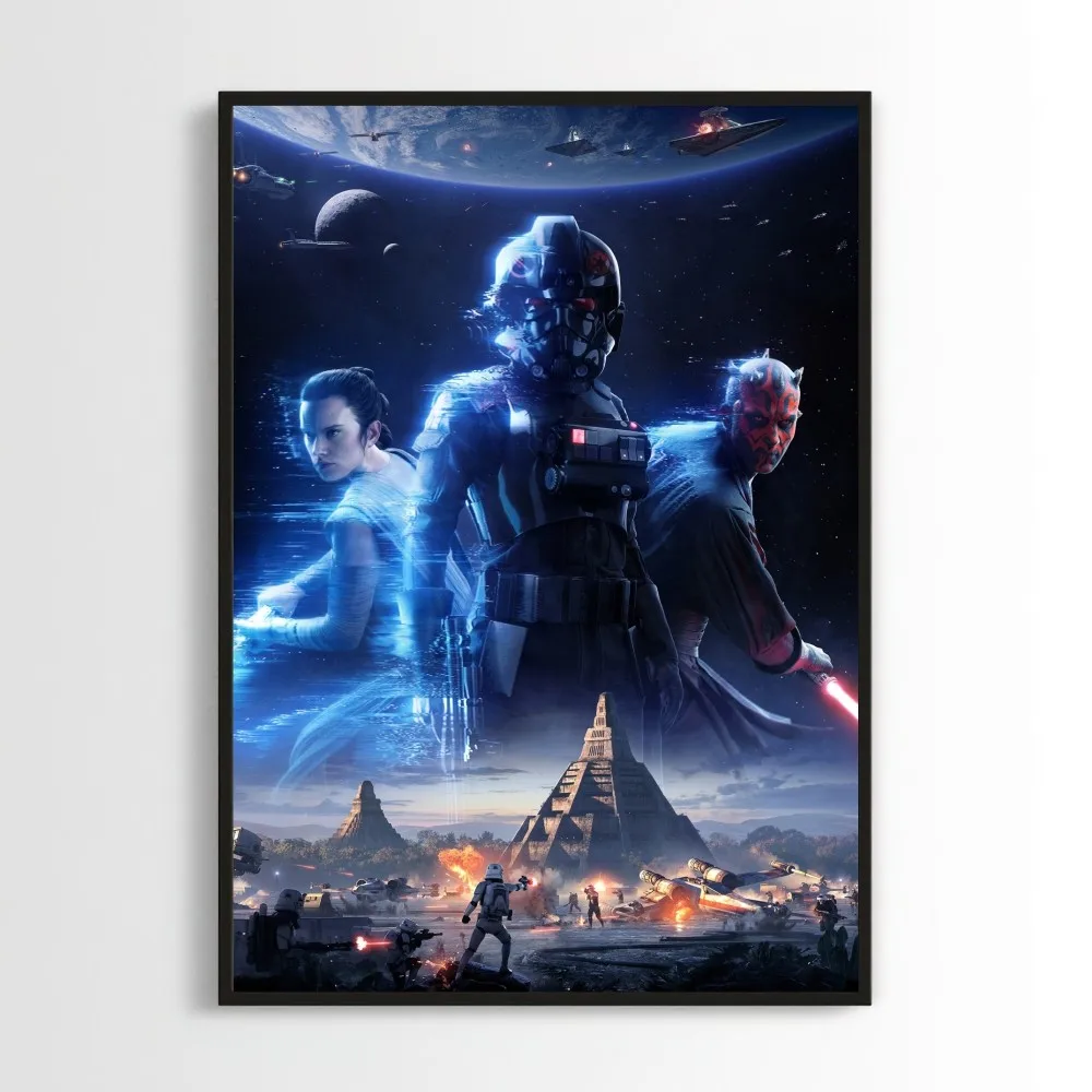 MINISO Disney Stars Wars Poster Prints Wall Pictures Living Room Home Decoration