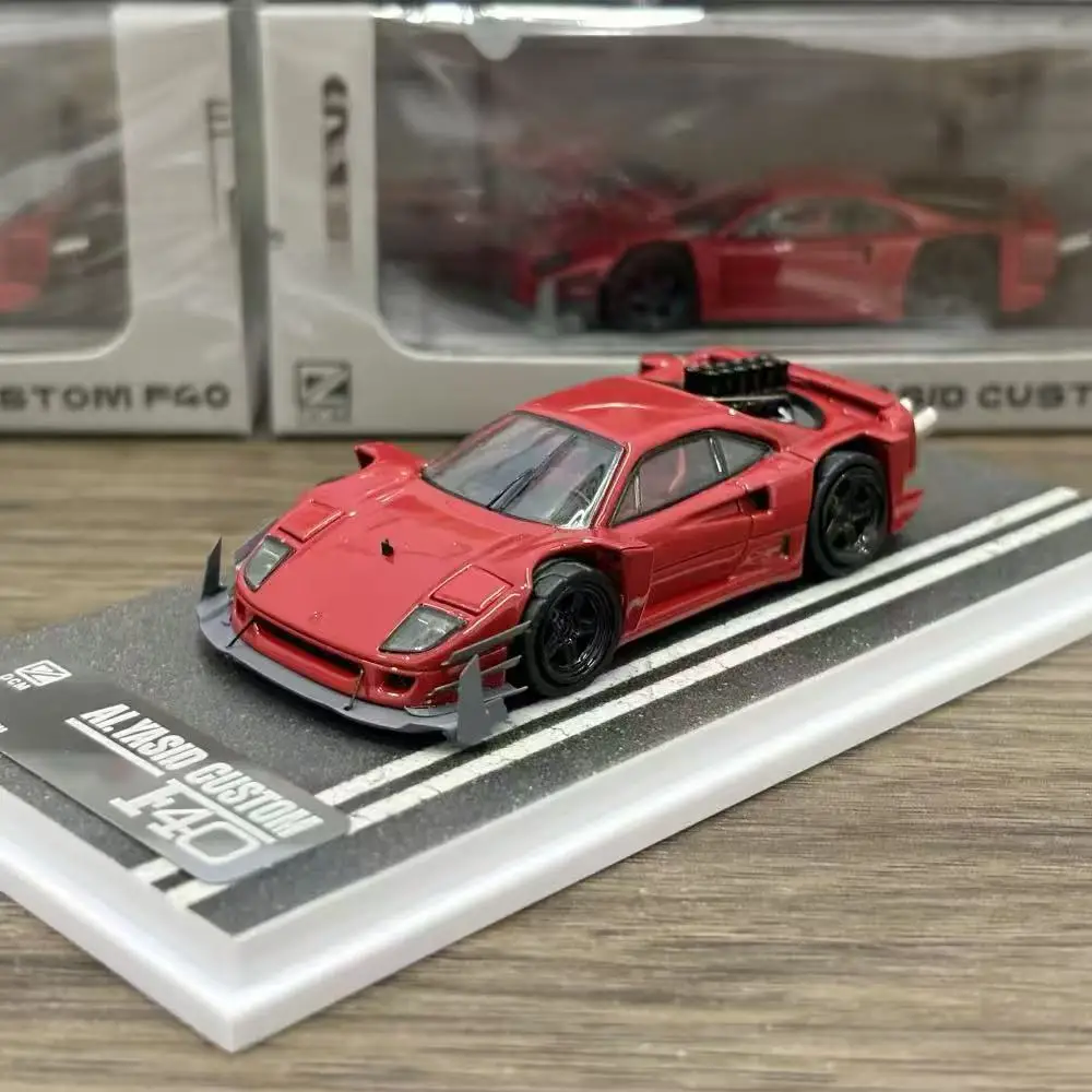 Stocks prêts DCM 1:64 F40 Collection tricolore cadeau échelle modèle de voiture