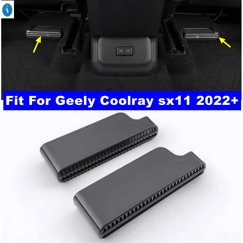 Car Seat Bottom AC Air Duct Vent Anti-blocking Plastic Protection Cover For Geely Coolray sx11 2022 - 2024 Interior Accessories