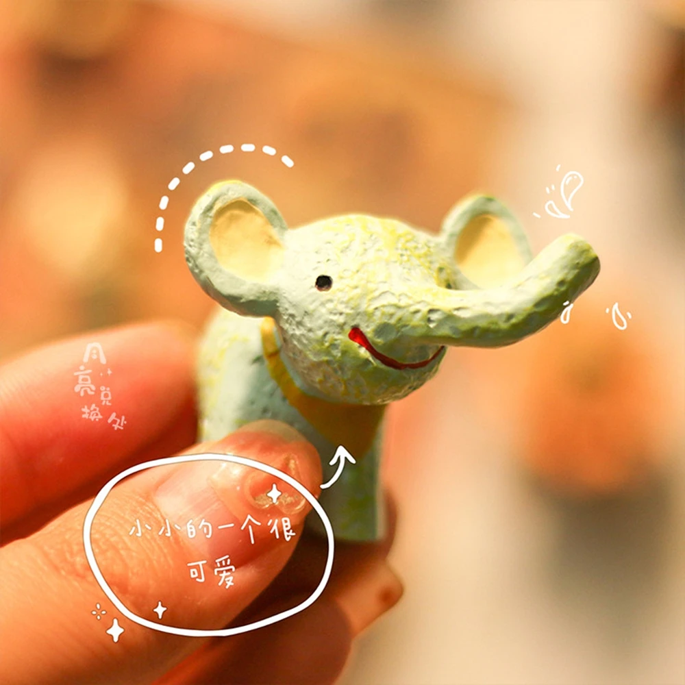 Animal Model Fridge Magnet Cartoon Zoo Series Home Decoration Refrigerators Dogs Lion Elephant Rabbit Christmas Kids Gift