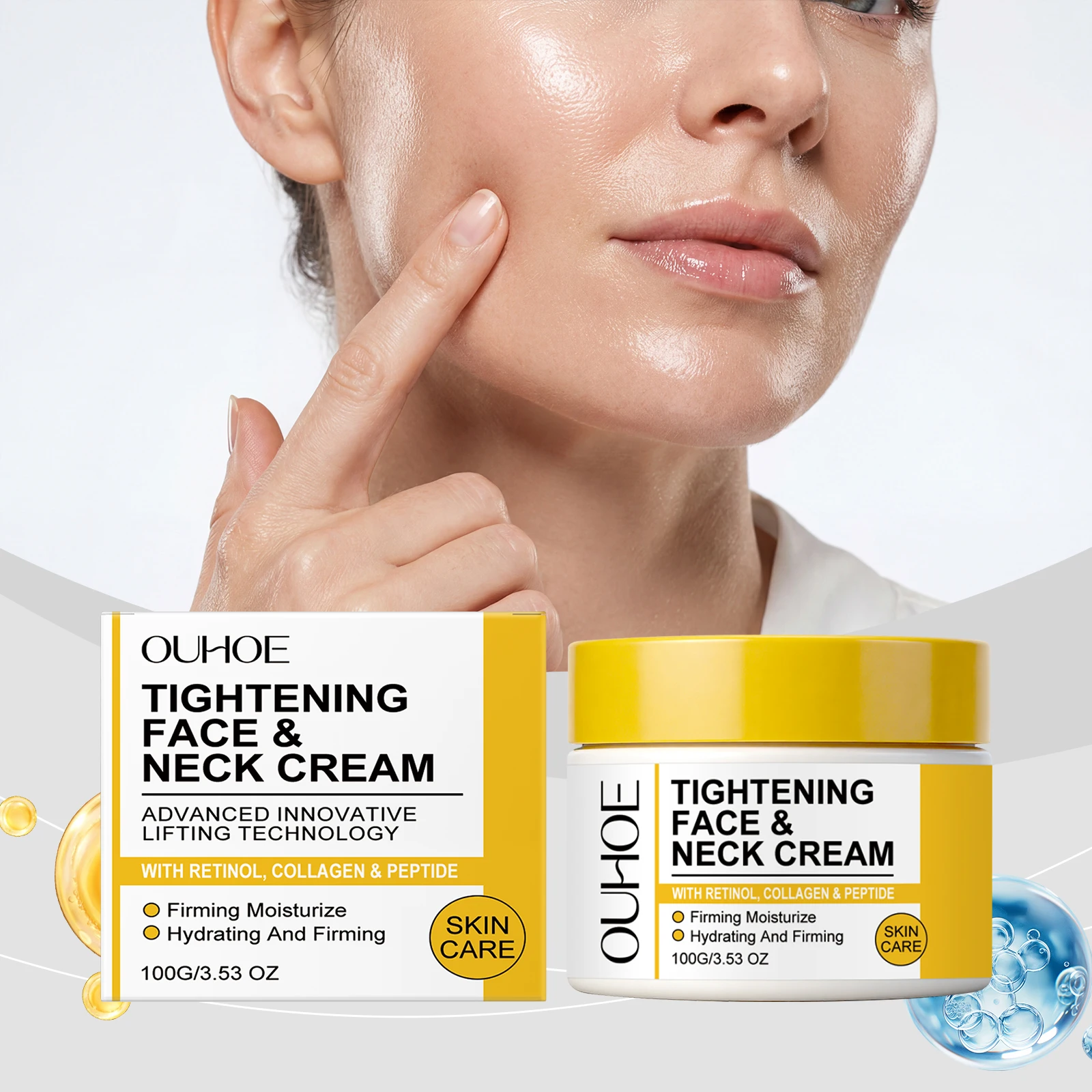 

Moisturizing Face and Neck Cream - Gentle hydration to nourish and care for the skin on your face and neck, suitable for daily u