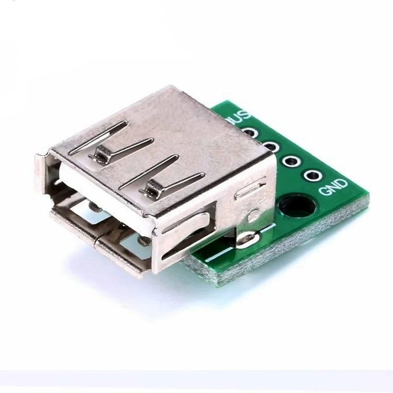 1/5/10pcs Type A USB Female To 4p DIP 2.54MM PCB Board Adapter Converter USB Connector USB Female For Arduino
