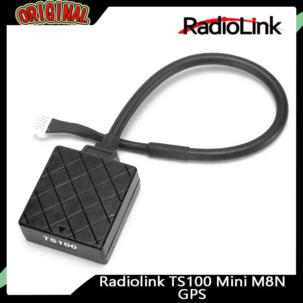 

Radiolink TS100 V2 Mini GPS (M10N/M8N) - 50cm Cable, Compatible with Pixhawk/F4 Mini Pix, Drones, Quadcopter & Helicopters