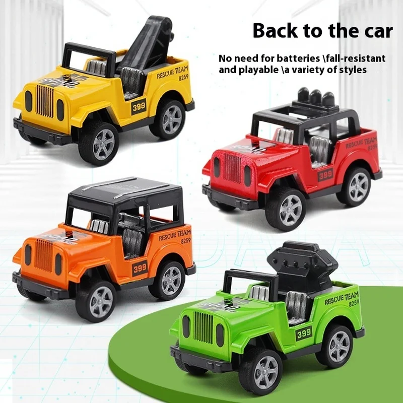 Boy Warrior Car Model Children's Mini Off road Jeep Toy Car Physical Street Stall Gift