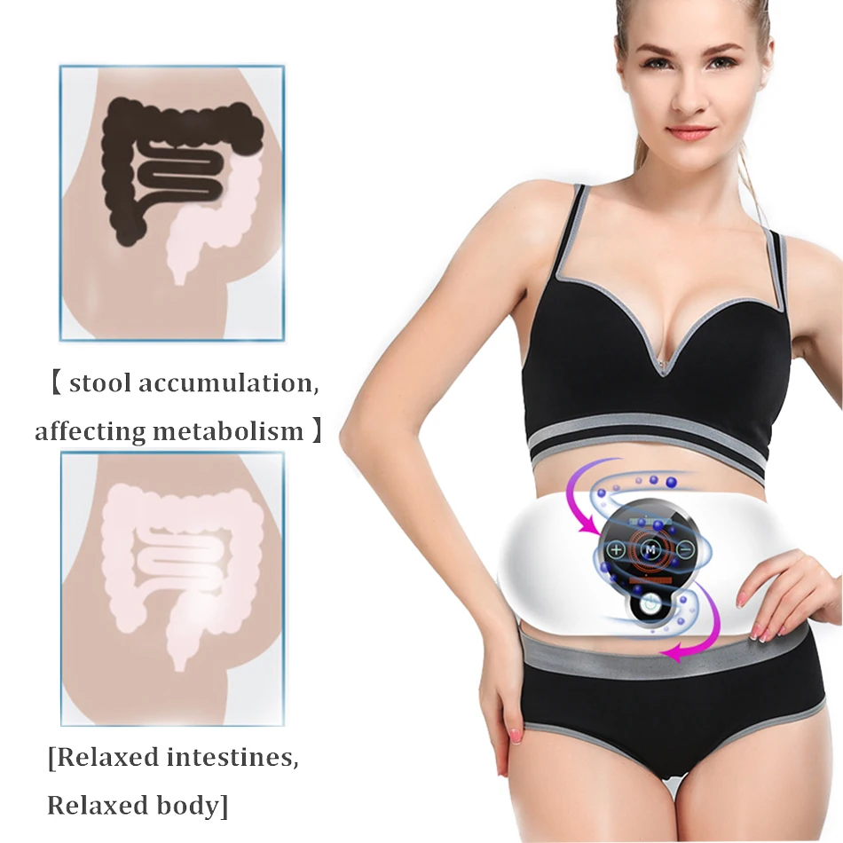 EMS Vibrator Slimming Fat Burning Electric Massager Anti-cellulite Body Massage Machine Belt Products Reducer Massagers Vibrator