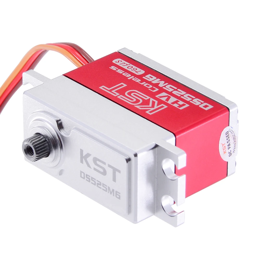 KST DS525MG 8,4V 7,5kg 0,04sek HV Digitaler Metallgetriebe-Kernlos-Servomotor – Detail 4