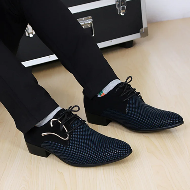 Big size fashion Mens brogue shoes wedding Business dress Nightclubs oxfords Breathable Working lace up shoes 2021 new