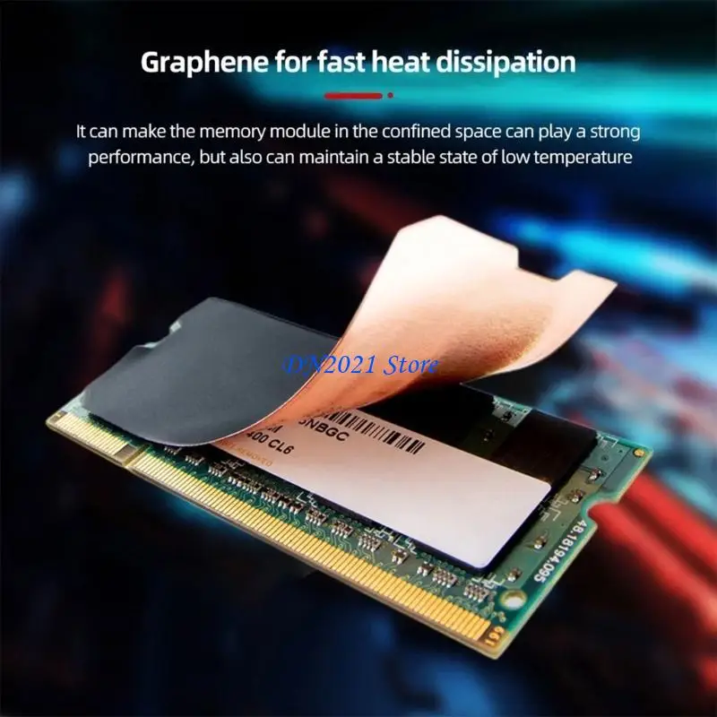 

F3KE 2Pieces Memory Coolers Coating Copper Memory Heatsink Cooling