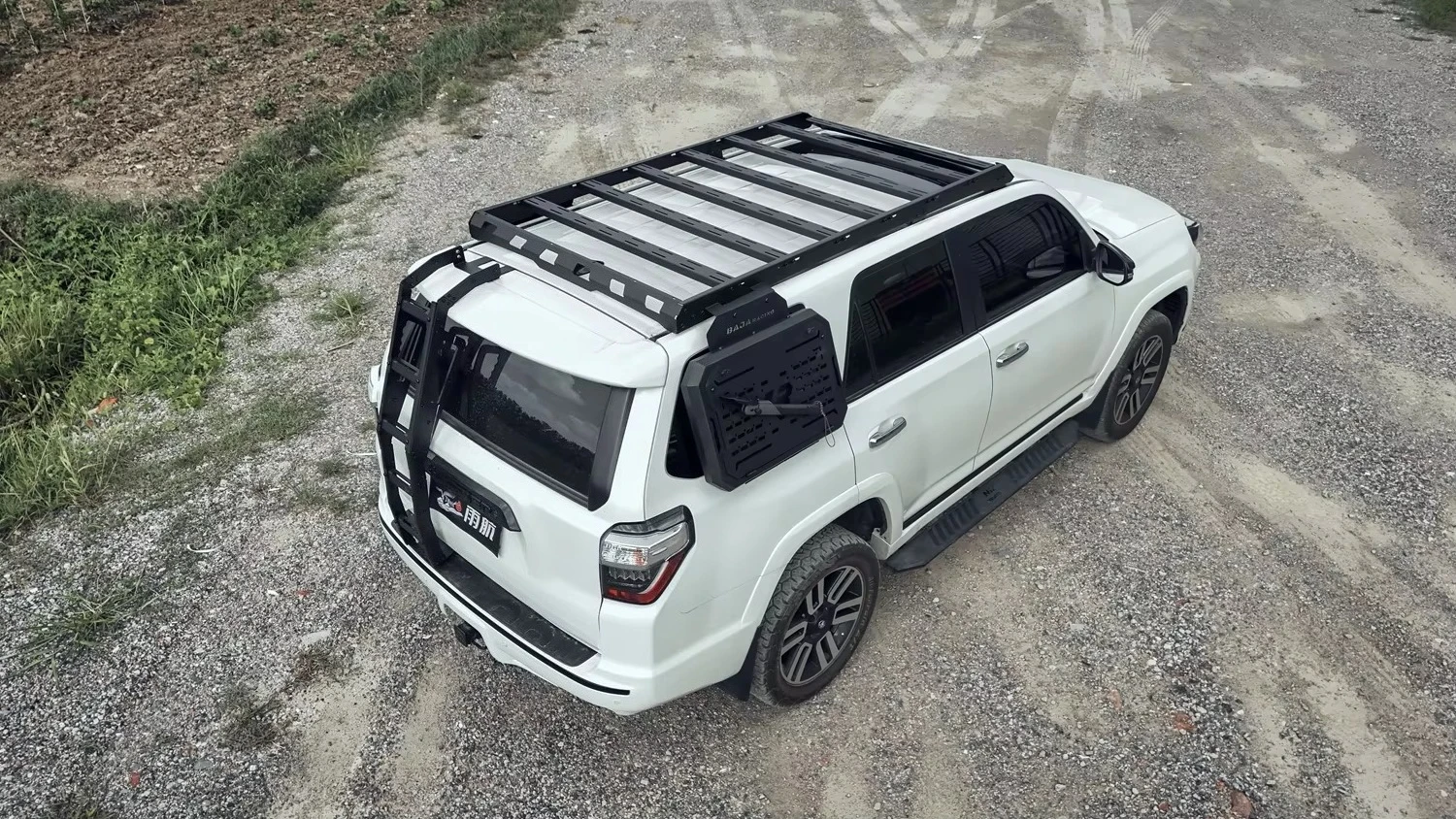 Hot Sale Kit Car Roof Rack Roof Platform Car Carrier Side Ladder Storage Box Side Toolboard Side Step for Toyota 4Runner 3
