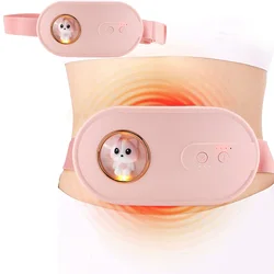 Smart Menstrual Heating Pad Warm Palace Waist Belt Period Cramp Massager Belt Abdominal Heating Dysmenorrhea Relieve Massager