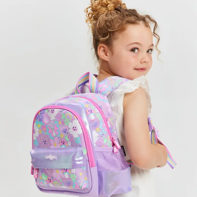 Hot Sale Australia Smiggle Kindergarten Schoolbag Childs Backpack Cute Butterfly Knapsack Cartoon Waterproof Bag Cute Kids Gifts