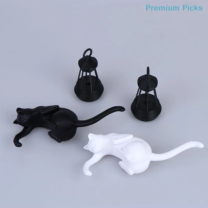 portableCat Shaped LED Night Light Cute Animal Desk Lamp Home Office Ornament For Home Decor And Bedroom Decoration