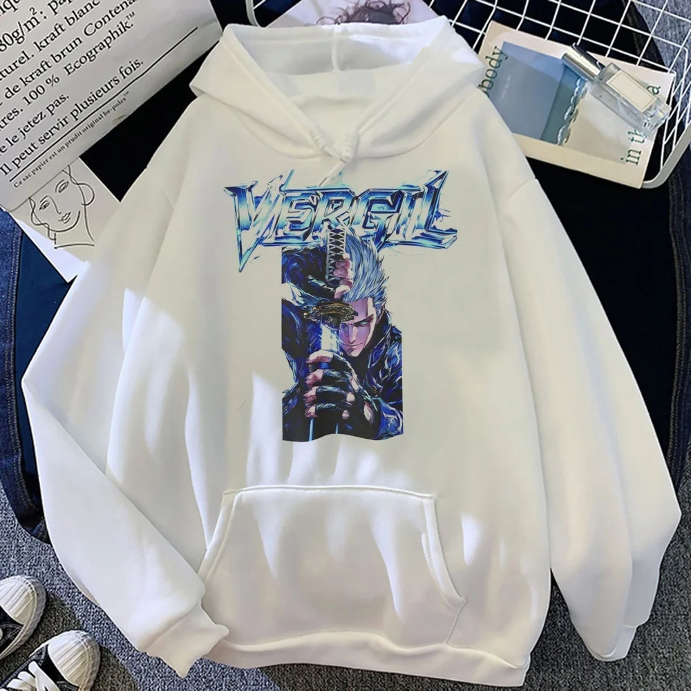 Devil May Cry hoodies fashion tops y2k 2000s sudadera mujer winter warm Female Aesthetic