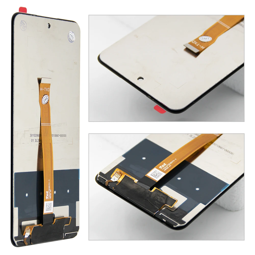 AMOLED For Huawei P Smart 2021 LCD PPA-LX1 LX2 Display Touch Screen Digitizer AssemblyFor Honor X10 Lite DNN-LX9 For Huawei Y7A