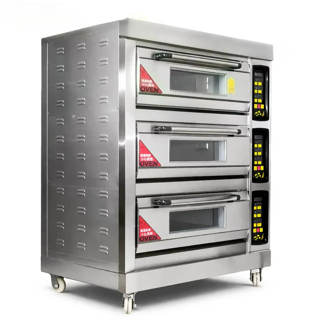 Certified Bakery Equipment Commercial Gas Electric Oven for Sale Price 1 2 3 4 Deck Industrial Cake Bread Baking Oven