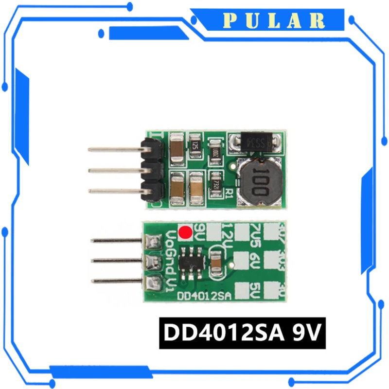 DD4012SA 1A DC 5-40V naar 3V 3.3V 3.7V 5V 6V 7.5V 9V 12V Regulator DC-DC Step-Down Buck Converter Module Board - afbeelding 1